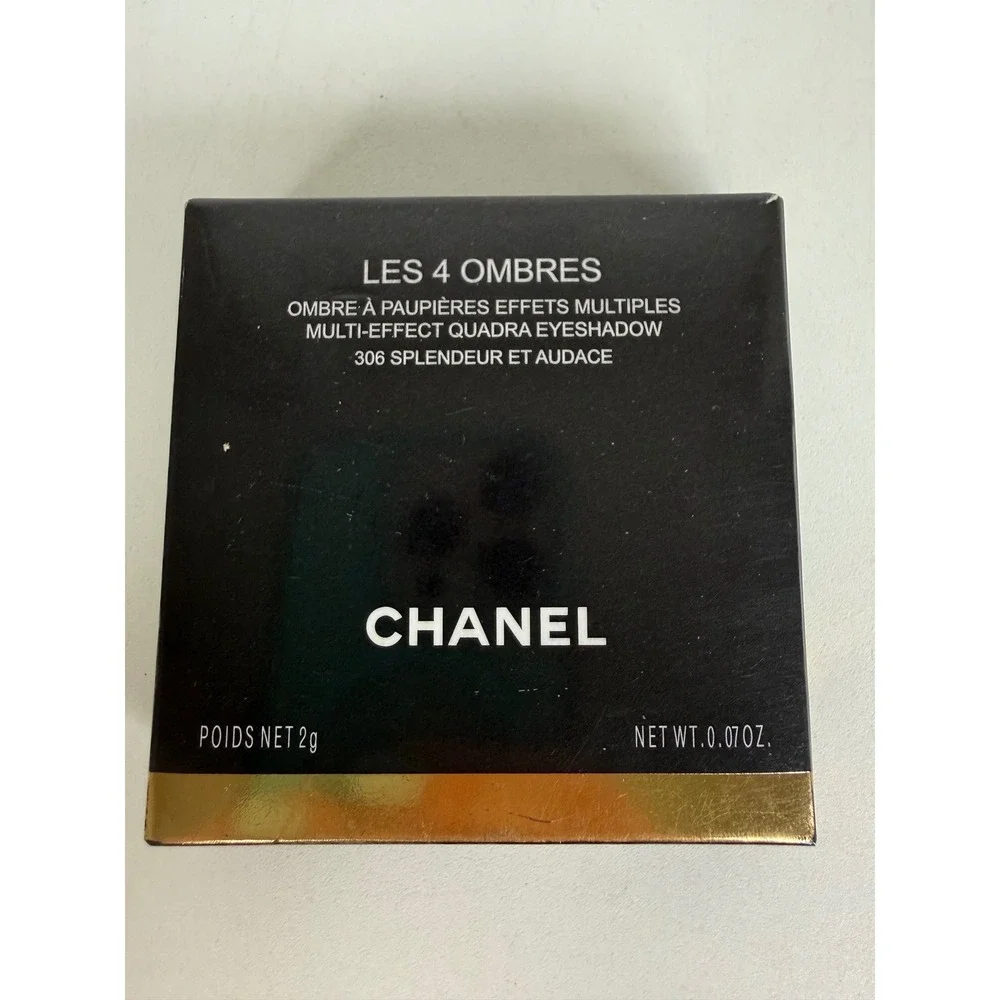 Chanel Eyeshadow Palette Les 4 Ombres Quad 305 Clair-Obscur Taupe Bronze Shimmer